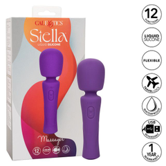 Фиолетовый ванд Stella Liquid Silicone Massager - 17,25 см., фото 