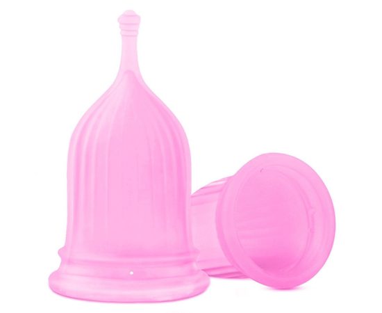 Розовая менструальная чаша RENA, фото 