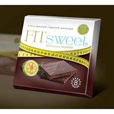 Горький шоколад Fit sweet - 40 гр., фото 