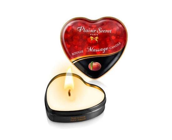 Массажная свеча с ароматом персика Bougie Massage Candle - 35 мл., фото 
