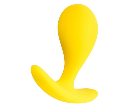 Анальная втулка ToyFa Blob - 5,5 см., Цвет: желтый, фото 