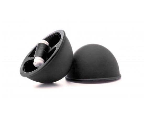 Чёрные вакуумные присоски с вибрацией Vibrating Suction Cup, фото 