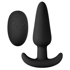 Анальная вибропробка с пультом ДУ NS Novelties Rumble Wireless Plug, Цвет: черный, фото 