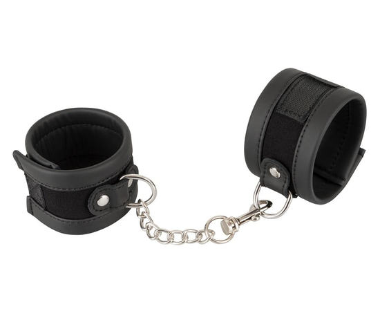 Черные наручники Handcuffs на цепочке, фото 