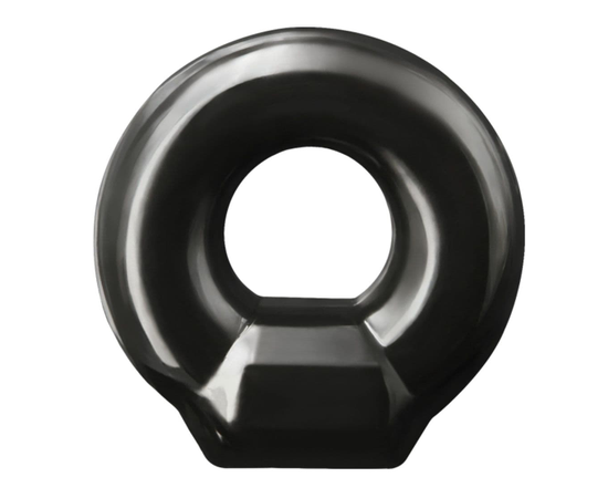 Черное эрекционное кольцо Drop Ring, фото 