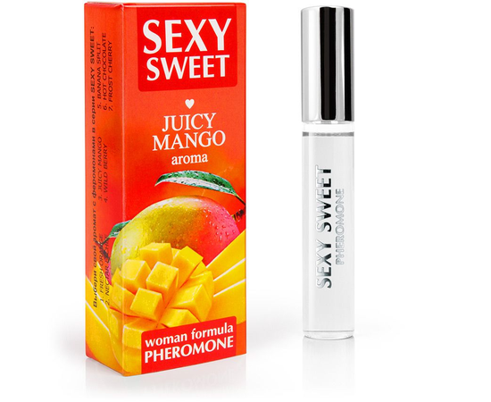 Парфюм для тела с феромонами Sexy Sweet с ароматом манго - 10 мл., фото 