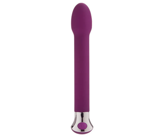 Фиолетовый вибратор Risqué® 10-Function Tulip - 17 см., фото 