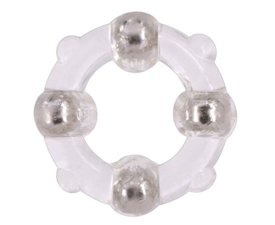 Эрекционное кольцо Stud Ring с бусинами, фото 