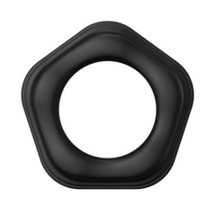 Черное эрекционное кольцо №05 Cock Ring, фото 