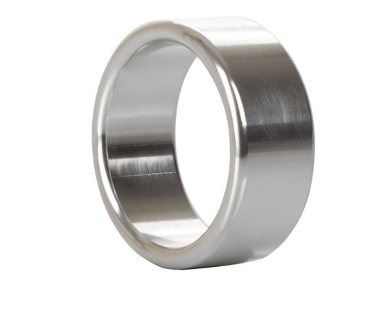 Серебристое эрекционное кольцо Alloy Metallic Ring Medium, фото 