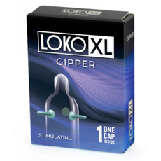 Стимулирующая насадка на пенис LOKO XL GIPPER, фото 