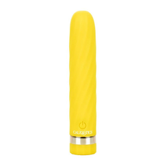 Желтая перезаряжаемая вибропуля Slay #SeduceMe - 12 см., фото 