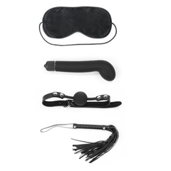 БДСМ-набор Deluxe Bondage Kit: маска, вибратор, кляп, плётка, фото 