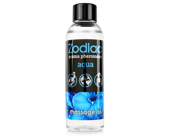Массажное масло с феромонами ZODIAC Aqua - 75 мл., фото 
