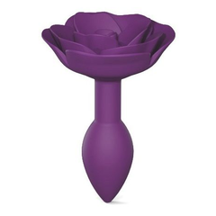 Анальная пробка Love to Love Open Rose, Цвет: фиолетовый, Размер: S, фото 