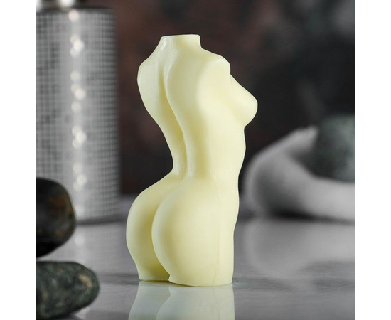 Белое фигурное мыло "Женское тело №1", фото 