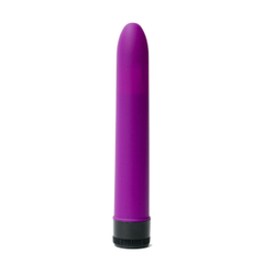 Гладкий вибратор с силиконовым напылением 4sexdreaM - 17,5 см., Цвет: фиолетовый, фото 