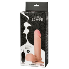Реалистичный вибратор The Best Lover 6" с присоской - 20 см., фото 