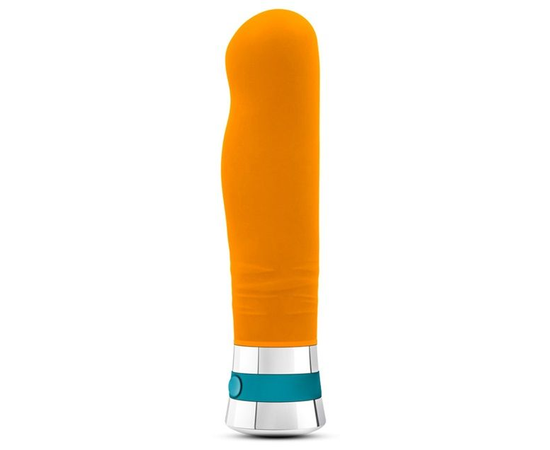 Вибромассажер LUCENT - 17,2 см., Цвет: оранжевый, фото 