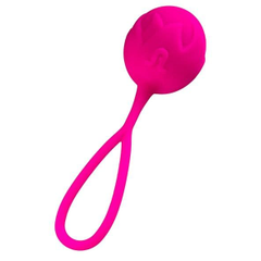Ярко-розовый вагинальный шарик Geisha Ball Mia, Цвет: розовый, фото 