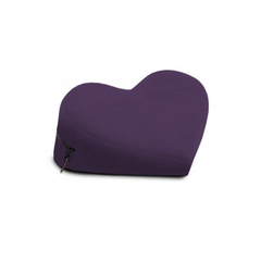 Фиолетовая малая вельветовая подушка-сердце для любви Liberator Retail Heart Wedge, Цвет: фиолетовый, фото 