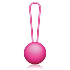 Розовый вагинальный шарик VNEW level 1, Цвет: розовый, фото 
