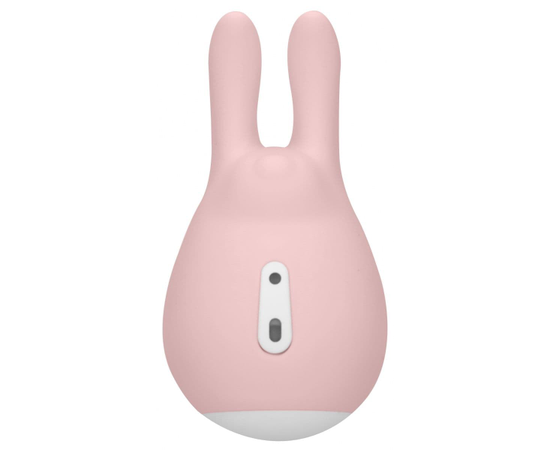 Розовый клиторальный стимулятор Love Bunny - 9,4 см., фото 