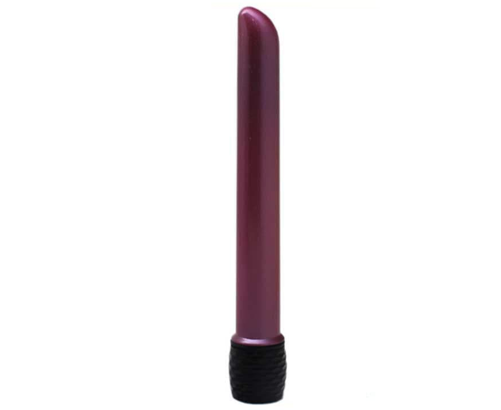 Фиолетовый тонкий вибратор Boy Friend - 14,5 см., фото 