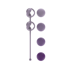Набор из 4 вагинальных шариков Valkyrie, Цвет: фиолетовый, фото 