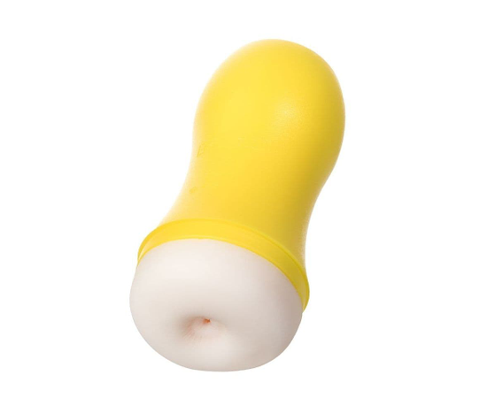 Мастурбатор-анус A-Toys в желтой колбе, фото 