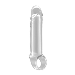 Прозрачная удлиняющая насадка Stretchy Penis Extension No.31, фото 