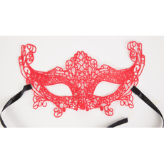 Кружевная маска на глаза в венецианском стиле, Цвет: черный, фото 