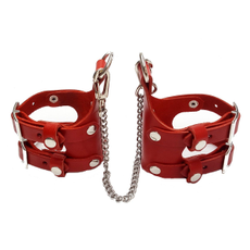 Красные изящные наручники Ellada, фото 