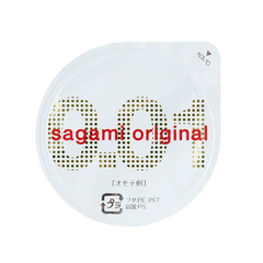 Супертонкий презерватив Sagami Original 0.01, Длина: 17.00, Объем: 1 шт., фото 