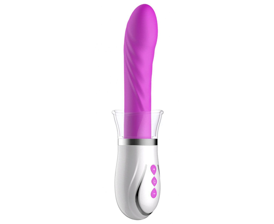 Фиолетовый набор Twister 4 in 1 Rechargeable Couples Pump Kit, фото 