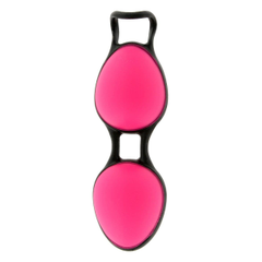 Розовые вагинальные шарики Joyballs Secret, Цвет: розовый, фото 