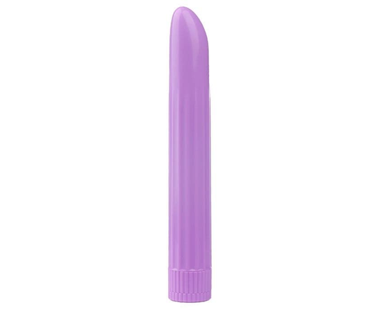 Фиолетовый многоскоростной вибромассажер Lady Finger - 16 см., фото 