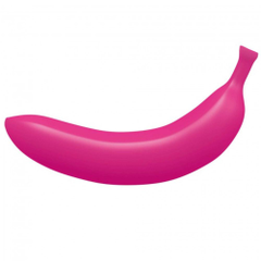Розовый вибратор-банан Oh Oui! - 17,5 см., фото 