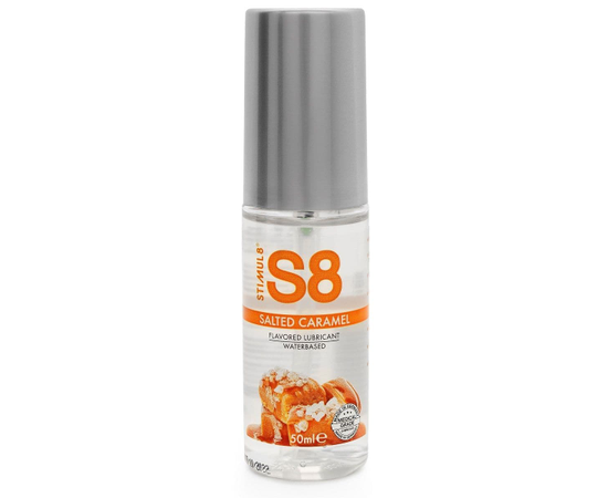 Лубрикант S8 Flavored Lube со вкусом солёной карамели - 50 мл., Объем: 50 мл., фото 