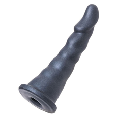 Черная насадка для страпона Axel - 17,5 см., фото 