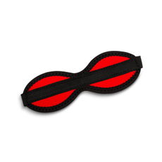Красно-черная мягкая маска на липучке, фото 