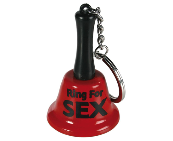 Брелок-колокольчик Ring for Sex, Цвет: красный с черным, фото 