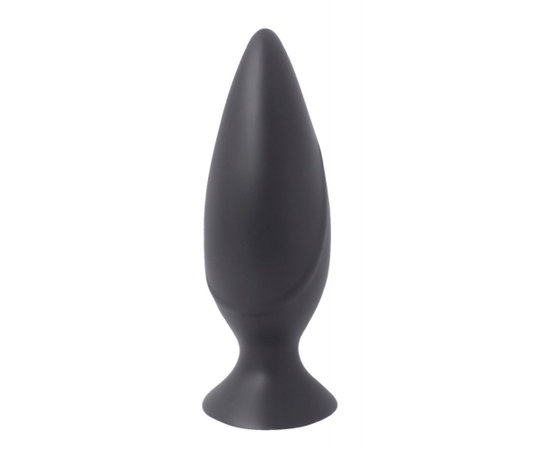 Черная анальная пробка Mojo Spades Medium Butt Plug - 10,7 см., фото 