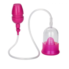 Розовая помпа для эрогенных зон Sensual Body Pump, фото 