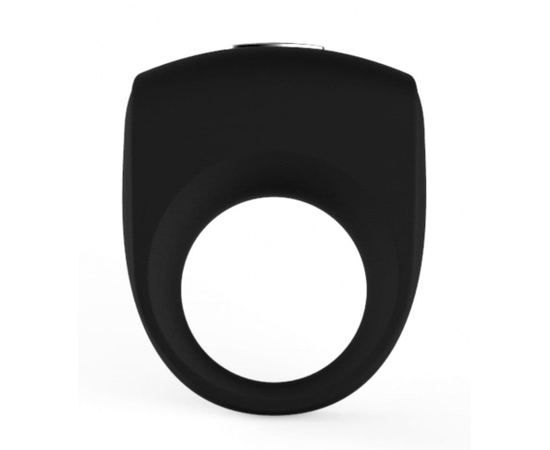 Чёрное эрекционное кольцо с вибрацией Cock Ring, фото 