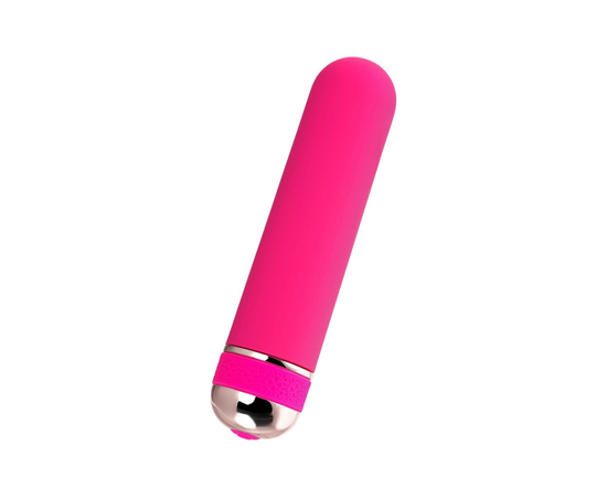 Розовый нереалистичный мини-вибратор Mastick Mini - 13 см., фото 