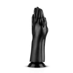 Черный стимулятор Double Trouble Fisting Dildo - 30,7 см., фото 