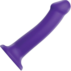 Фиолетовый фаллоимитатор-насадка Strap-On-Me Dildo Dual Density, Длина: 19.00, Цвет: фиолетовый, Размер: L, фото 