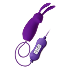 Фиолетовое виброяйцо с пультом управления A-Toys Bunny, работающее от USB, Цвет: фиолетовый, фото 