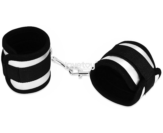 Серебристо-черные наручники Struggle My Handcuff, фото 